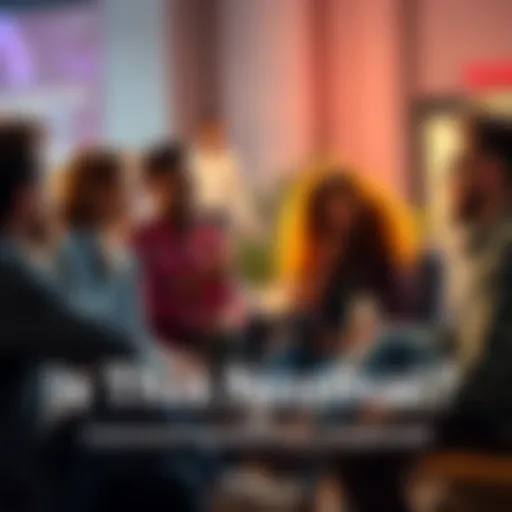 A group of diverse people sitting together, sharing thoughts on what is considered normal behavior in everyday life.