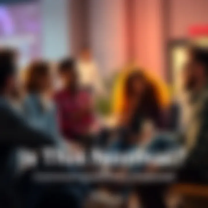 A group of diverse people sitting together, sharing thoughts on what is considered normal behavior in everyday life.