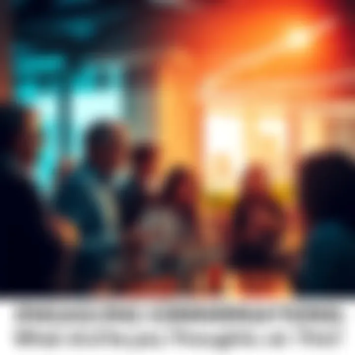 A group of people discussing ideas and sharing opinions in a casual setting