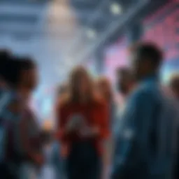 A group of people actively participating in the 1000x flex trend, discussing and sharing their experiences.