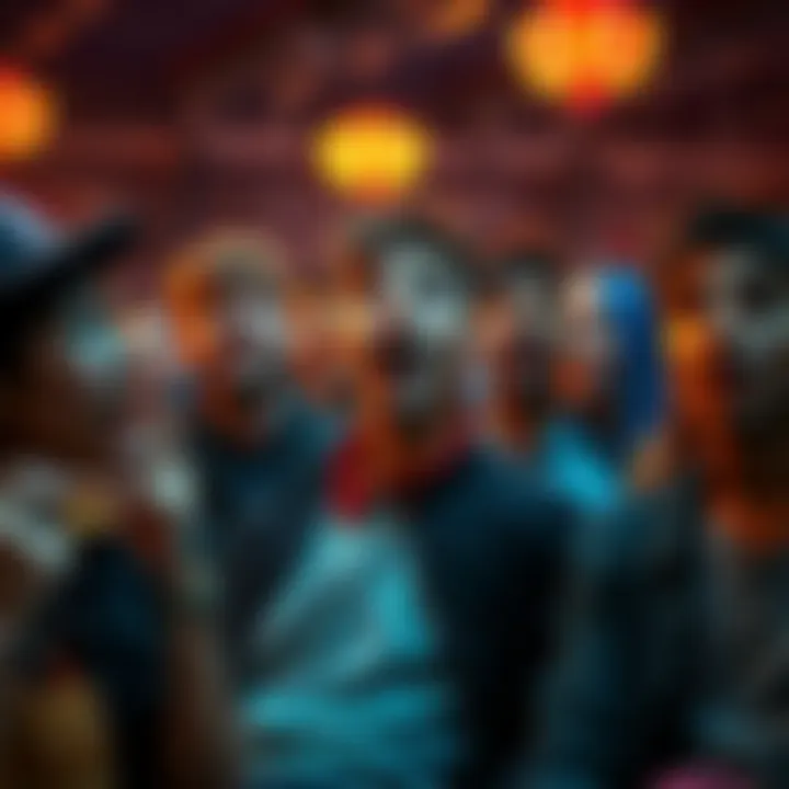 Group of people expressing shock and disbelief in a lively forum discussion