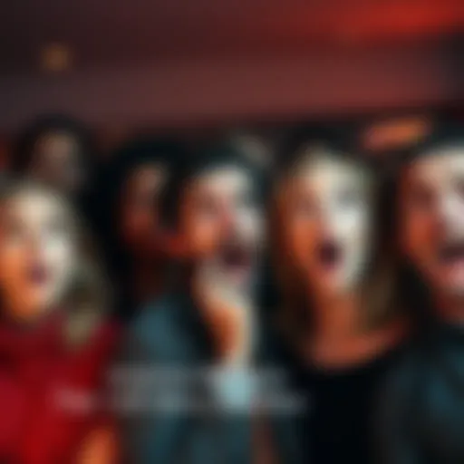 A diverse group of people with shocked expressions reacting to surprising news