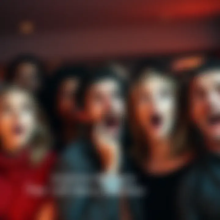 A diverse group of people with shocked expressions reacting to surprising news