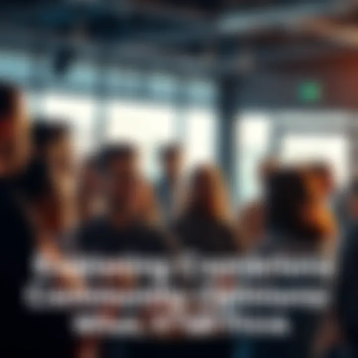 A group of diverse people engaging in conversation, sharing ideas and opinions in a community setting.