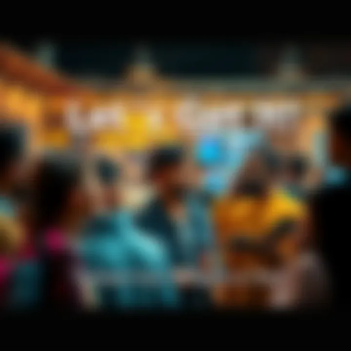 A diverse group of people engaged in conversation, sharing thoughts about current news and events