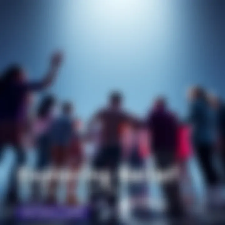 A diverse group of people standing in a circle, holding hands, symbolizing unity and support through shared beliefs