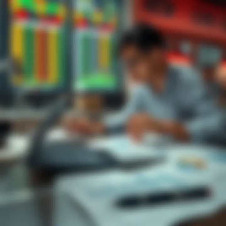 Person Analyzing Betting Options Individual looking at sports betting options on a laptop with notes and graphs on a table