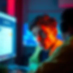 A person looks worried while checking their online account for cash-out options, with a visible withdrawal notification on the screen.