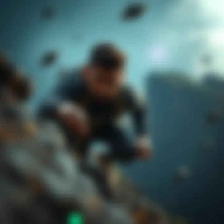 A person with a focused expression tackling a steep hill, symbolizing resilience and strength in modern challenges.