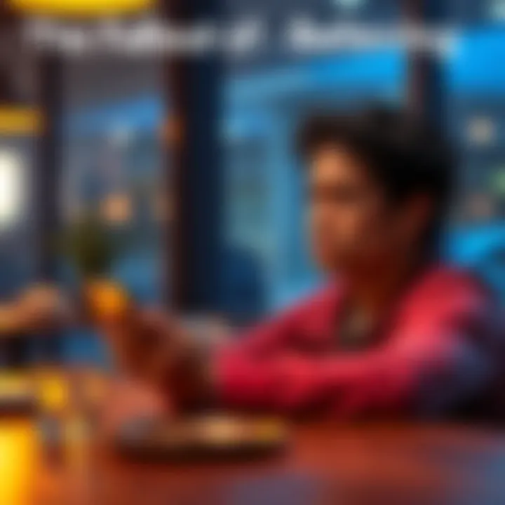 A person with a worried expression sitting at a table, reflecting on their beliefs about Shamet while looking at a phone.