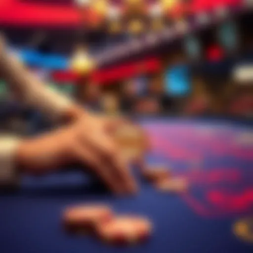 A person placing a $1000 chip on a gaming table, representing a bigger bet for better odds