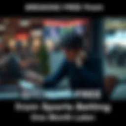 A person sitting alone at a table, looking worried while holding a betting slip and a calculator, symbolizing the struggle of quitting sports betting.