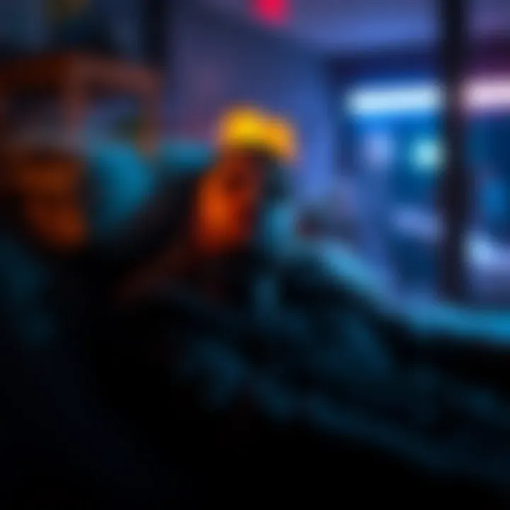 Individual sitting with a focused expression, recovering from illness, looking ahead with determination