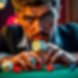 A person rolls dice with a focused expression, illustrating the tension between luck and performance on a challenging day.