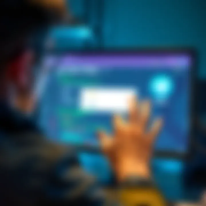 Person Seeking Alternatives to Telegram A person looking at a computer screen, searching for ways to access a Weekly link without Telegram