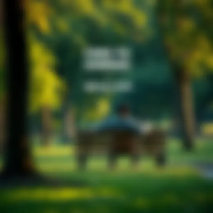 A person relaxing on a bench in a park surrounded by trees, enjoying a moment of peace and quiet.