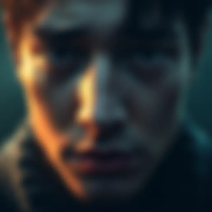 Person Crying A person with tears in their eyes reflecting on loss and grief.