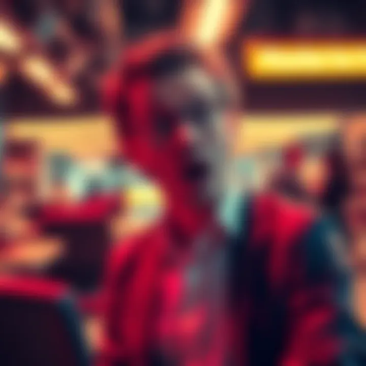 A person looking surprised after making a mistake at work