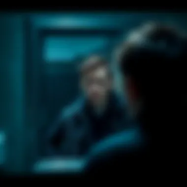 Person looking in a mirror with sadness A person stands in front of a mirror, showing a distressed expression while reflecting on their feelings of self-hatred.