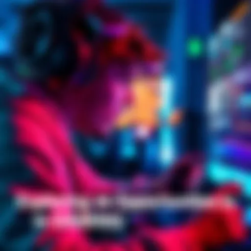 A player focused on a screen with gaming gear, highlighting fun and strategy in gaming.