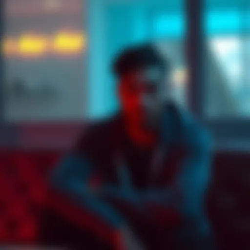 A person with a confused expression, sitting alone and contemplating trust issues in relationships.