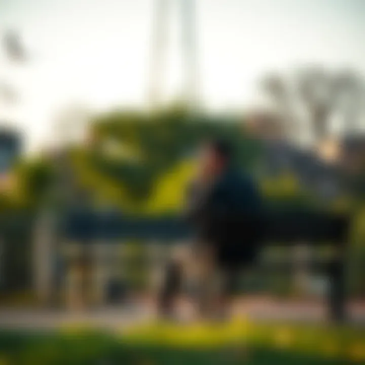 A person sitting on a park bench, looking thoughtful as they reflect on their life choices, surrounded by nature.