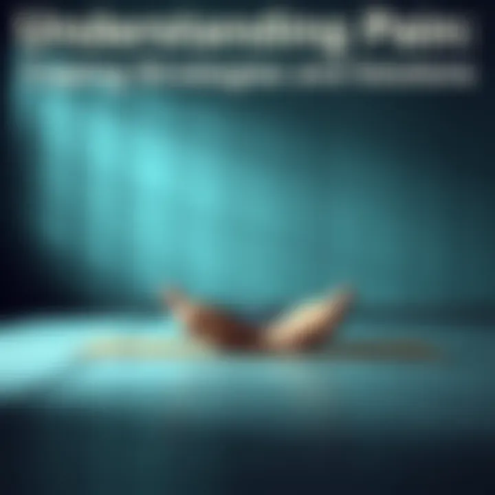 Person practicing relaxation techniques A person sitting cross-legged on a mat, practicing breathing exercises to manage pain.