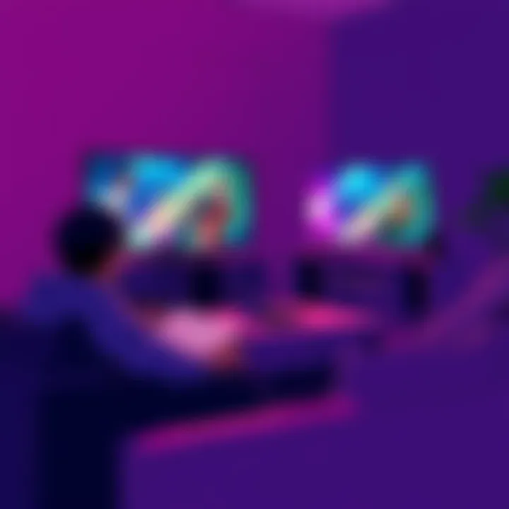 A person sitting on a couch, watching an anime episode on a TV while taking a break from blackjack, showing a mental reset from gambling stress.