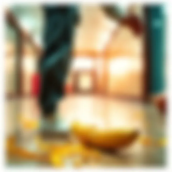 A person humorously slipping on a banana peel, showcasing a lighthearted mistake in a playful setting.