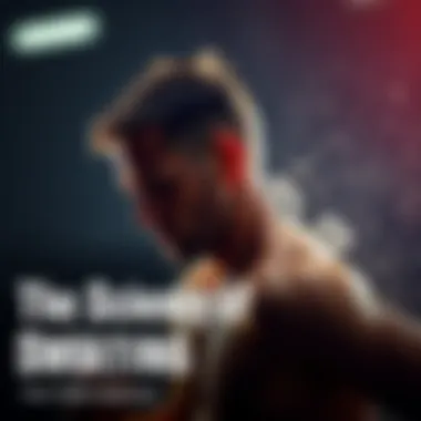 A person exercising and sweating heavily, showing the body's natural cooling response.