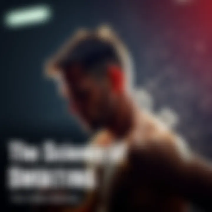 A person exercising and sweating heavily, showing the body's natural cooling response.