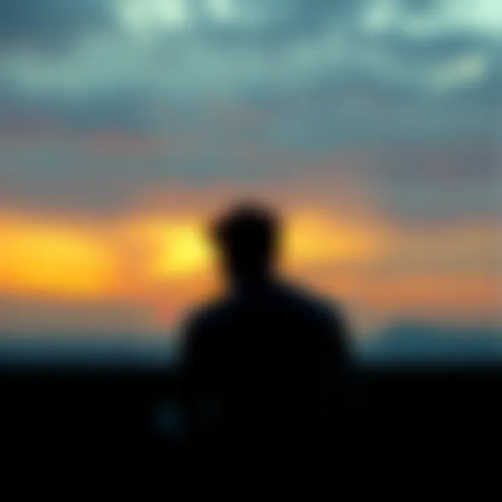 A person sitting alone, deep in thought, reflecting on choices and their consequences.