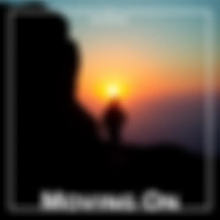 A person walking away from a past scene A silhouette of a person walking towards a bright horizon, symbolizing moving on from the past with hope and resilience