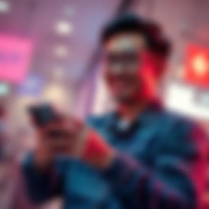 A person using a smartphone to withdraw money from the Fliff app, looking satisfied with the transaction.