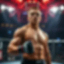 Petr Yan stands confidently in the octagon, ready for his comeback fight, showcasing his determination and skill as a mixed martial artist.