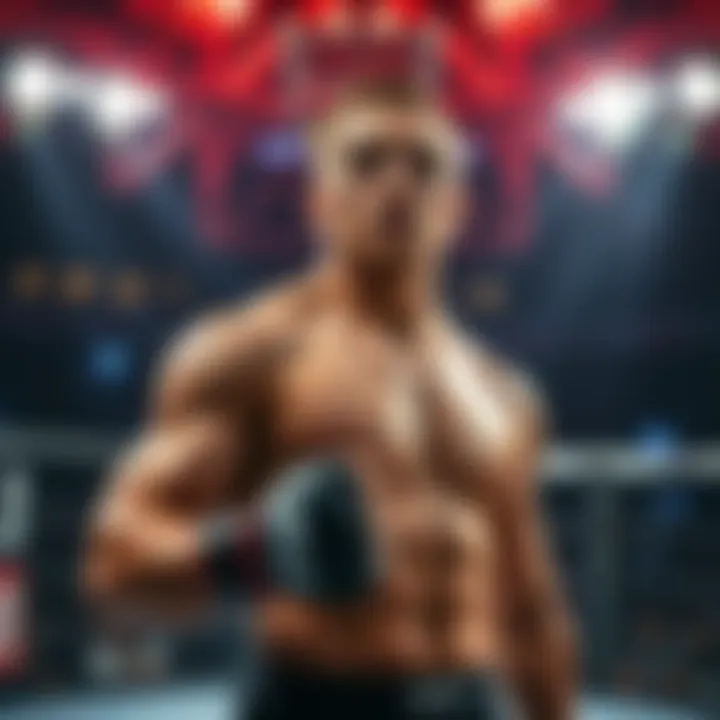 Petr Yan stands confidently in the octagon, ready for his comeback fight, showcasing his determination and skill as a mixed martial artist.