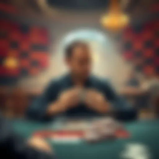Phil Ivey sitting at a poker table, examining a deck of cards labeled as edge-sorting, with a focused expression during high-stakes gameplay