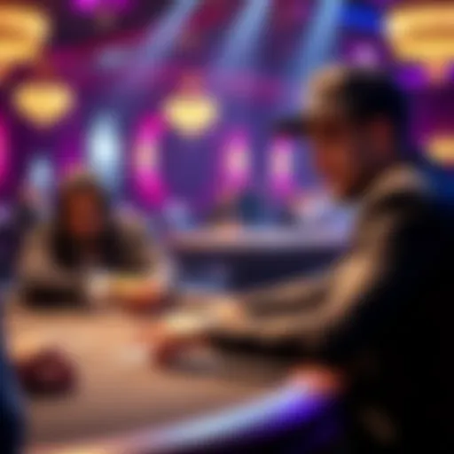 Phil Ivey facing an equally matched poker opponent in a high-stakes game