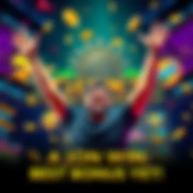 A joyful player raising their arms in celebration after winning on the Gates of Olympus slot game, surrounded by colorful graphics and symbols like jokers and scatter bonuses