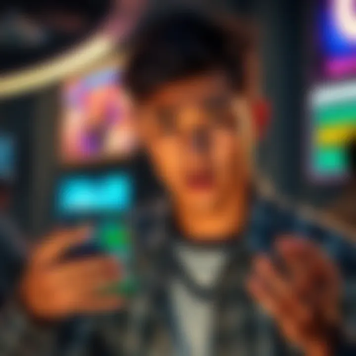 A person discussing their investment in the Chicken Road game with a worried expression, holding a phone showing game details.
