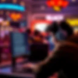 A frustrated player looking at a computer screen with a message about their GGPoker account closure and missing funds