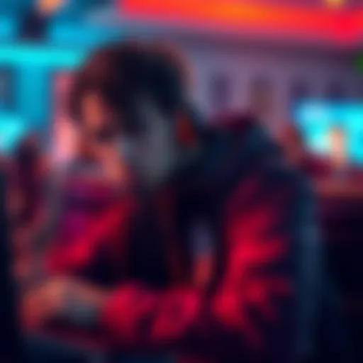 A gamer looking worried while discussing bonus issues in a forum