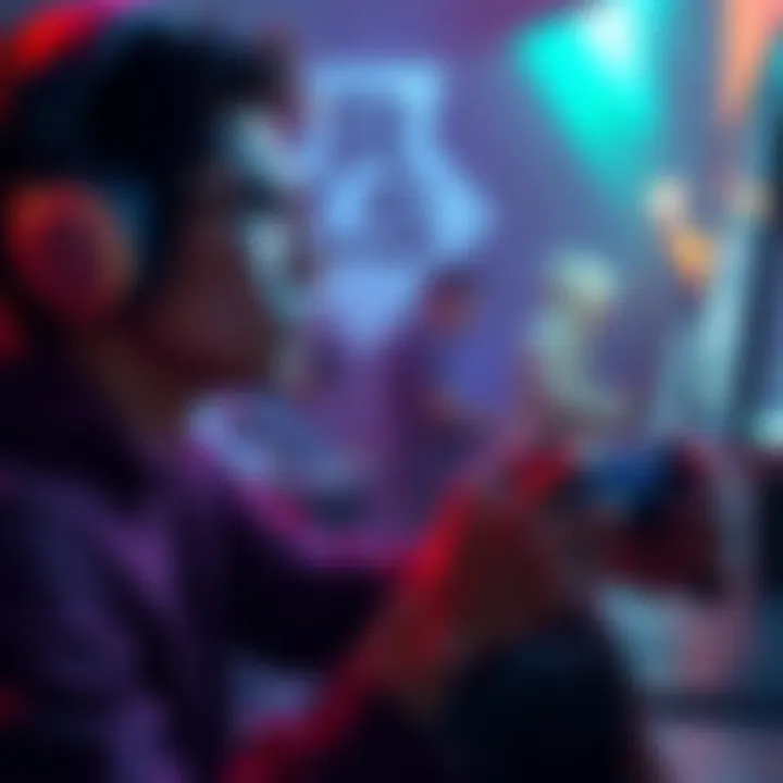 Player Seeking Support A frustrated gamer looks at their screen in disappointment, expressing their hope for support from the community while holding a gaming console.