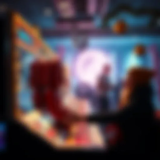 A player placing a large bet in a high-stakes limbo game during the holiday season.