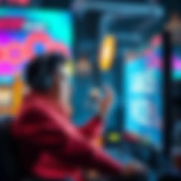 A player visibly upset while playing a bonus game on a computer, showing a frozen screen