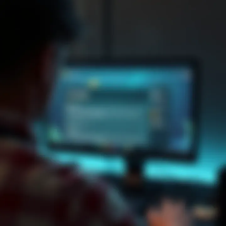 Player Questioning VIP Status A concerned player looks at a computer screen with a gaming forum open, showing unanswered messages from a VIP department.