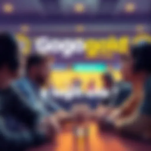 A group of players discussing their experiences with Gogogold in a casual setting