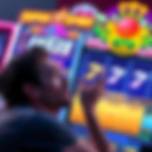 A player looks disappointed while trying to understand the Super Free Spins problem, with a gaming screen showing a failed multiplier trigger in the background.