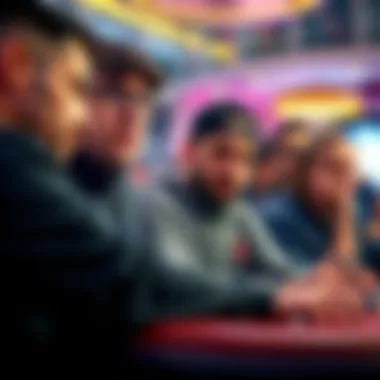 Players voice concerns about WPTGold A group of frustrated players discussing their bad experiences with WPTGold, showing signs of disappointment and anger