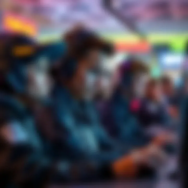 Group of gamers looking at their screens with expressions of frustration and confusion as they try to withdraw funds after gaming hits.